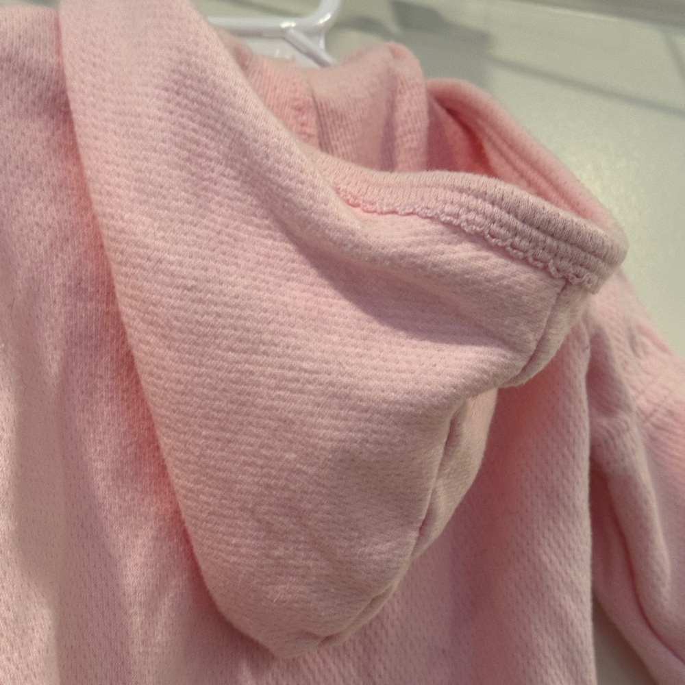 Classic Pooh Bear One More Flower for Piglet Baby Girl Pink Hoodie Jacket Cotton - Picture 8 of 11